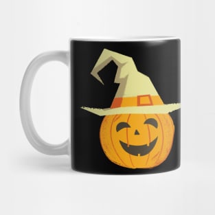 halloween smiling pumpkin head Mug